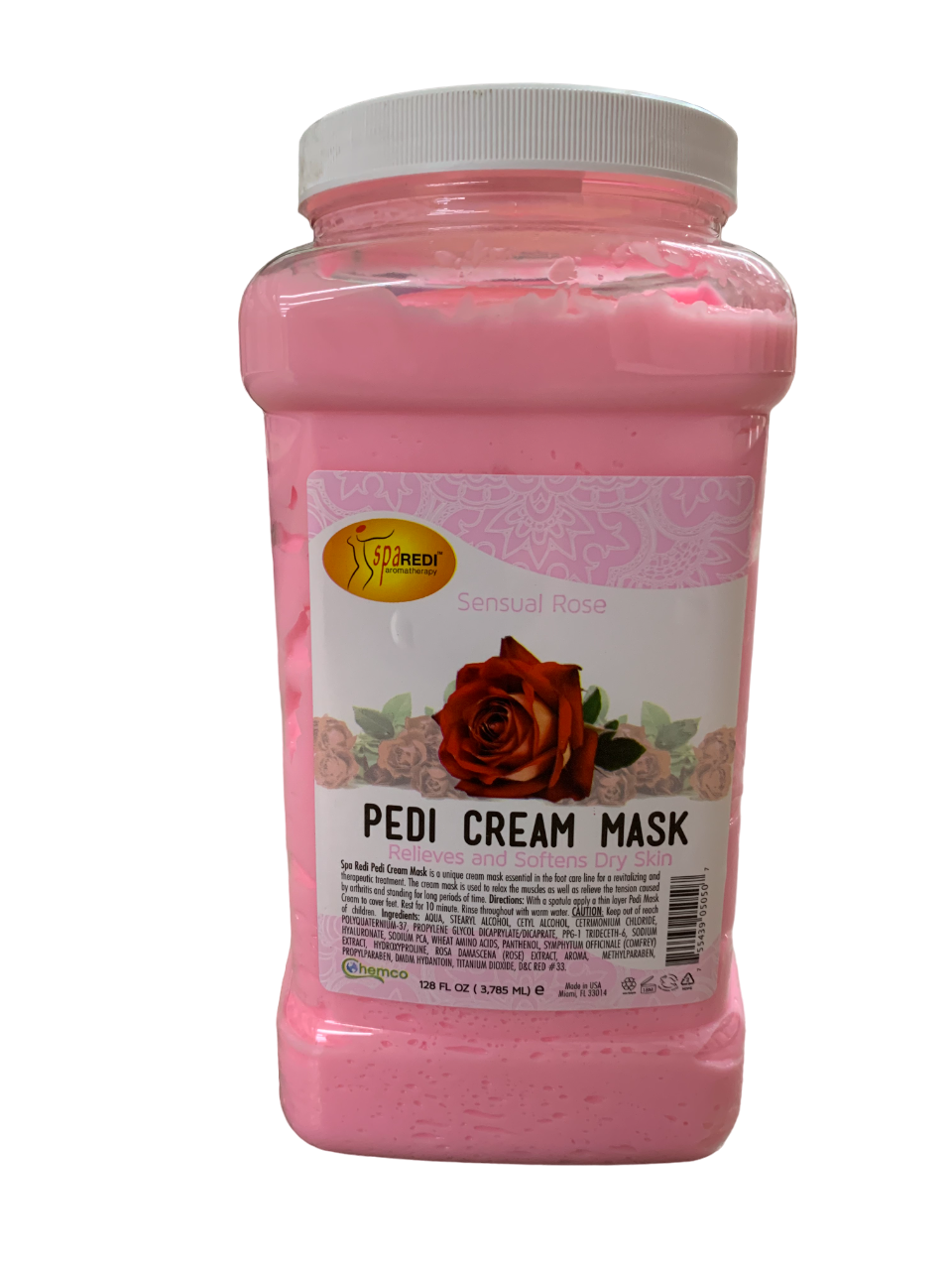 SpaRedi Pedi Cream Mask Sensual Rose